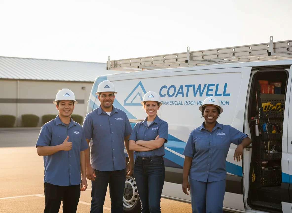 Commercial roof coating company in Pierce, ID
